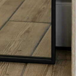 Jōbū Jobu Home - Yoko - Black Metal Gentle Arch Mirror - 150Cm X 60Cm - thumbnail 4