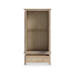 Farro Oak Double Wardrobe With Drawer - By Roseland Furniture - thumbnail 3