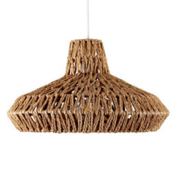 Valuelights Hamilton Natural Woven Natural Ceiling Light Shade Weave Rope Lampshade (D)35Cm