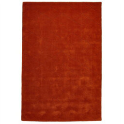 Orange Chequered , Geometric Luxurious , Modern , Plain , Wool Easy To Clean Rug For Bedroom, Living Room - 150Cm X 230Cm - thumbnail 5