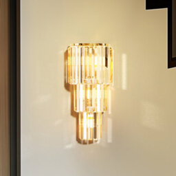Vrygle 19X50Cm Crystal Wall Lamp Bedroom Wall Sconce Brass Wall Light Lobby Bar Modern Lighting - thumbnail 6
