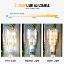 Vrygle 19X50Cm Crystal Wall Lamp Bedroom Wall Sconce Brass Wall Light Lobby Bar Modern Lighting - thumbnail 3