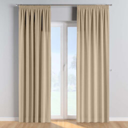 Imperial Rooms Blackout Curtain-Thermal Ready Made Pencil Pleat Curtain (2 Panel) For Bed Room Curtain Cream, (W)1.68Mx(L)1.83M - thumbnail 1