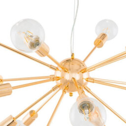 Luminosa Lighting Luminosa Modern Hanging Pendant Golden 18 Light , E27 - thumbnail 4