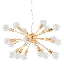 Luminosa Lighting Luminosa Modern Hanging Pendant Golden 18 Light , E27 - thumbnail 5