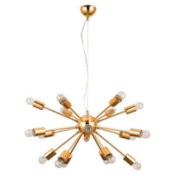 Luminosa Lighting Luminosa Modern Hanging Pendant Golden 18 Light , E27 - thumbnail 2