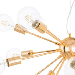 Luminosa Lighting Luminosa Modern Hanging Pendant Golden 18 Light , E27 - thumbnail 3