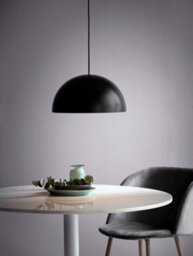 Nordlux Ellen Metal Pendant Light Dome Shade Black,mains - thumbnail 7