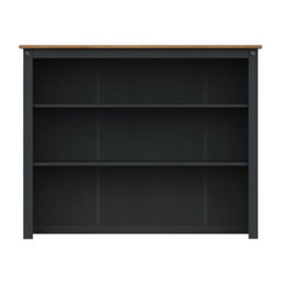 Mercers Furniture Corona Charcoal 3 Door Dresser Top Dark Grey Solid Wood Mexican Pine Sideboard Topper - thumbnail 2