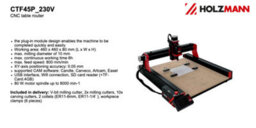 Holzmann Ctf45P Cnc Table Router 460 X 460mm Work Area - 80W Spindle 240V - thumbnail 8