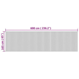 Walplus Natural Bamboo Room Divider 165X600 Cm Panel Screen - thumbnail 9