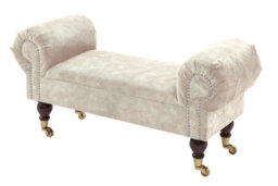 Comfy Deluxe Cream Coniston Stool Lounge Chaise
