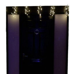 Samuel Alexander 4.8M X 0.5M 425 Led Frosted Cluster Curtain Christmas Lights In Warm White - thumbnail 7