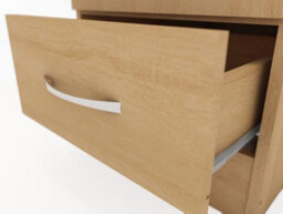 Seconique Nevada 1 Door 1 Drawer Wardrobe Sonoma Oak Finish - thumbnail 8