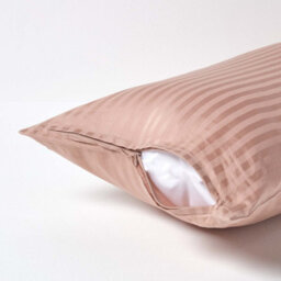 Homescapes Taupe Beige Continental Egyptian Cotton Pillowcase 330 Tc, 40 X 80 Cm - thumbnail 3