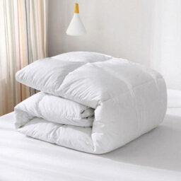 Homespace Direct Ltd Homespace Direct Duvet Duck Feather And Down Quilt 4.5 Tog Breathable Box Stitch Bedding Double - thumbnail 2