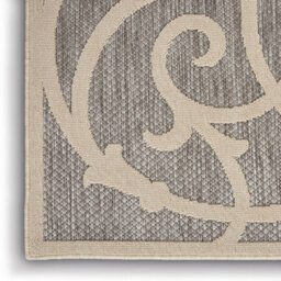 Grey Outdoor Rug, Optical/ (3D) Abstract Stain-Resistant Rug For Patio Decks, Modern Outdoor Area Rug-122Cm X 183Cm - thumbnail 9