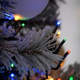 Festive Indoor & Outdoor 5Ft Christmas Tree Lights 520 Multicoloured Leds - thumbnail 2