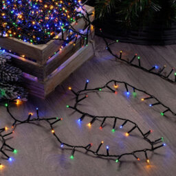 Festive Indoor & Outdoor 5Ft Christmas Tree Lights 520 Multicoloured Leds - thumbnail 3