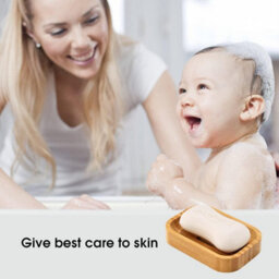Pack Of 2 Natural Wooden Bamboo Soap Dish Storage Holder Handmade Soap Holder Natural Brown Soap Dish Container - thumbnail 8