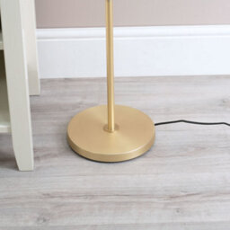 Valuelights Albie Gold Metal 3 Arm Spotlight Head Adjustable Floor Lamp For Living Room - Led Bulbs Included - thumbnail 4