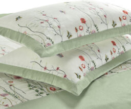 Kampala Hill Arabella Green Duvet Cover Set Double Bedding Set - thumbnail 7