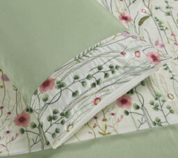 Kampala Hill Arabella Green Duvet Cover Set Double Bedding Set - thumbnail 5