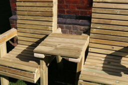 Churnet Valley Garden Furniture Ltd Churnet Valley Ergo Love Seats Square Tray - thumbnail 6