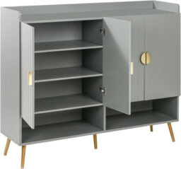 Hygrad Built to Survive Modern Shoe Storage Cabinet Hallway Display Storage Cabinet - thumbnail 4