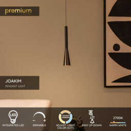 Lucide Joakim Led Ceiling Pendant Light Coffee - thumbnail 2