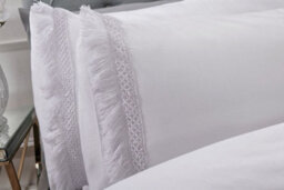 Rapport Tia Trellis Tasselled Duvet Cover Bedding Set - thumbnail 2