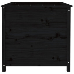 Berkfield Rustic Garden Raised Bed Black 119.5X82.5X78 Cm Solid Wood Pine - thumbnail 4
