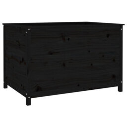 Berkfield Rustic Garden Raised Bed Black 119.5X82.5X78 Cm Solid Wood Pine