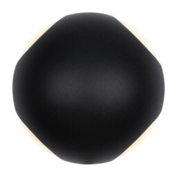Luminosa Lighting Luminosa Slice Outdoor Modern Wall Lamp Matt Black Ip54 Clear Glass Shade Led 3000K - thumbnail 3