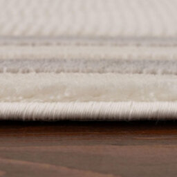 The Rugs Carmel Cream/grey Bordered Area Rug And Runner Non Shedding, Stain Resistant, Soft - thumbnail 6