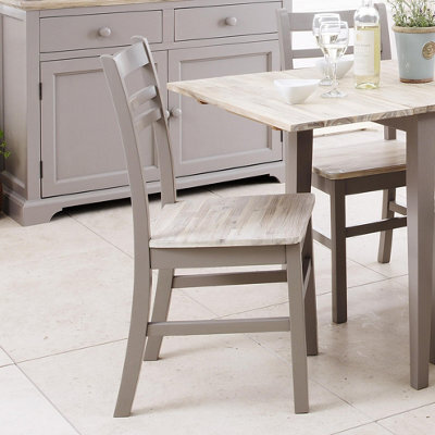 Statement Furniture Florence Country Style Wooden Chair - Dove Grey - image 1