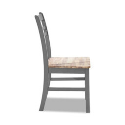 Statement Furniture Florence Country Style Wooden Chair - Dove Grey - thumbnail 6
