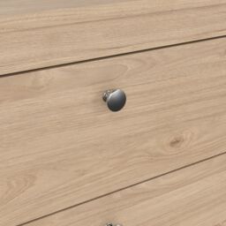 Madrid Matt Oak Effect 3 Drawer Chest (H)797mm (W)823mm (D)384mm - thumbnail 5