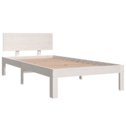 Vidaxl Bed Frame Without Mattress White 90X190Cm Single - thumbnail 3