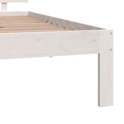 Vidaxl Bed Frame Without Mattress White 90X190Cm Single - thumbnail 6