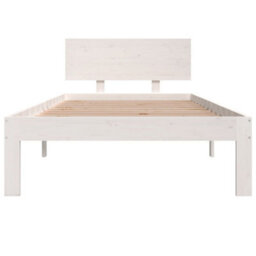 Vidaxl Bed Frame Without Mattress White 90X190Cm Single - thumbnail 4