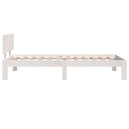 Vidaxl Bed Frame Without Mattress White 90X190Cm Single - thumbnail 5