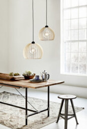 Nordlux Chino Wood Pendant Light Easy Assembly  Brown,mains - thumbnail 7