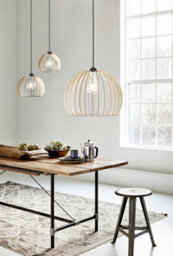 Nordlux Chino Wood Pendant Light Easy Assembly  Brown,mains - thumbnail 2