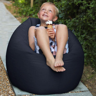 rucomfy Beanbags Rucomfy Indoor Or Outdoor Kids Water Resistant Beanbag - Navy Classic Beanbag - image 1