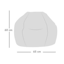 rucomfy Beanbags Rucomfy Indoor Or Outdoor Kids Water Resistant Beanbag - Navy Classic Beanbag - thumbnail 3