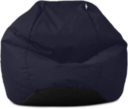 rucomfy Beanbags Rucomfy Indoor Or Outdoor Kids Water Resistant Beanbag - Navy Classic Beanbag - thumbnail 2
