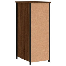 Berkfield Bedside Cabinets 2 Pcs Brown Oak 32X42X80 Cm Engineered Wood - thumbnail 9