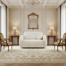 Viva Comfy Ii Living Room Sofa Bed With Storage Chipboard Frame Foam Mattress Metal Legs 132X103X85Cm White - thumbnail 2