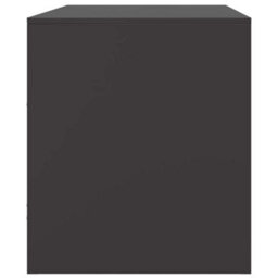 Berkfield Sturdy Tv Cabinet Black 67X39X44 Cm Steel - thumbnail 8